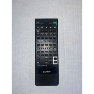 Sony RM-S375 OEM Original Audio System Replacement Remote Control Tested Black